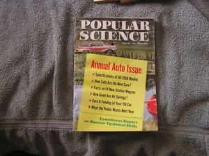 Popular Science Magazine January 1958 Annual Auto - Picture 1 of 1