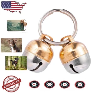 Kupfer Haustier Glocken - extra lautes Klingeln, Wildschutz, Tracker, 2er Pack - Bild 1 von 11