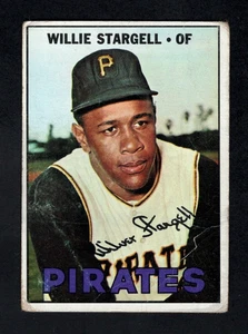 1967 Topps Baseball Card #140 Willie Stargell HOF Pittsburgh Pirates GD b - Picture 1 of 2
