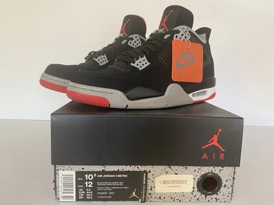 Nike Air Jordan 4 (IV) OG Mid Bred 2019 de segunda mano para hombre talla 10,5 Foto 1 de 4
