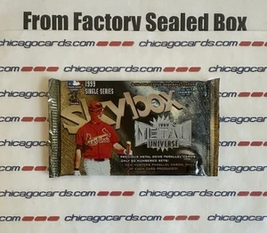 1999 Skybox Metal Universe Baseball HOBBY Pack Look4 Precious Gem Master 1/1 - Picture 1 of 9