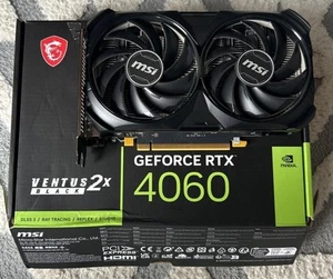 MSI GeForce RTX 4060 VENTUS 2x BLACK 8GB OC - Picture 1 of 7