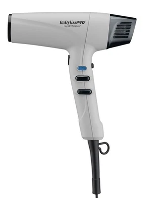 BaBylissPRO NanoTitanio Gris Colección Alta Velocidad Doble Iónico Secador | BNT9100GY Foto 1 de 4