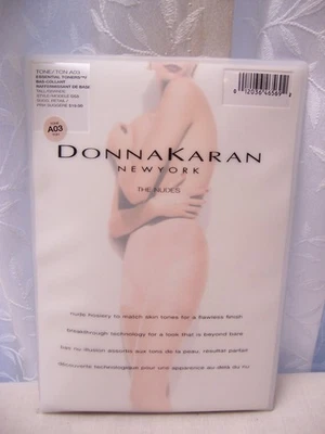 Pantimedias Donna Karan "The Nudes" - Tono A03, Alto - Nuevo en paquete Foto 1 de 3