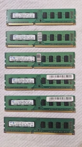 Samsung DDR3 Arbeitsspeicher RAM 12GB (6X2GB) 2RX8 PC3 10600U 1333MHZ - Bild 1 von 3