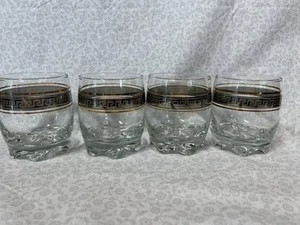 Vintage Greek Key Old Fashion Brille 4er Set!!🔥 - Bild 1 von 7