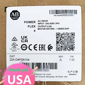 est Sigillato AB22A-D4P0N104 SER A POWERFLEX 4 Catalogo Unità AC A US Free Tax - Foto 1 di 4