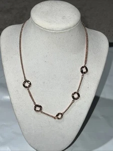 New Marc Jacobs Rose gold Necklace Chain Fashion $88 M0001186 NWT - Picture 1 of 4