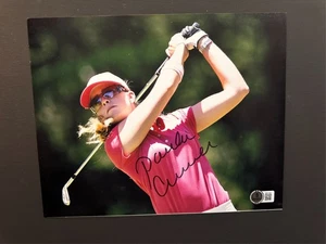 Paula Milchkännchen Hot! handsigniertes signed LPGA Golf 8x10 Foto Beckett BAS coa - Bild 1 von 1