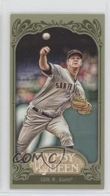 2012 Topps Gypsy Queen Mini Green Matt Cain #24 - Image 1 of 2