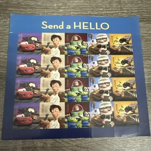 20 Pixar Send a Hello Forever Briefmarkenbogen Disney Toy Story Buzz Cars Wall-E UP - Bild 1 von 8