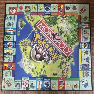 1999 Pokemon Monopoly Collector's Edition - Replacement Game Board  (BOARD ONLY) - Image 1 of 4
