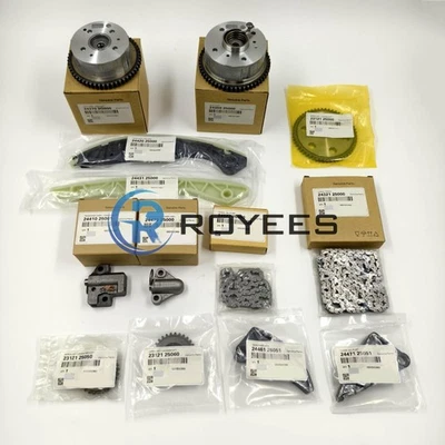 OEM Timing Chain Kit w/ VVT Gear For Hyundai Kia Sonata Optima Rondo 2.4L - Изображение 1 из 4