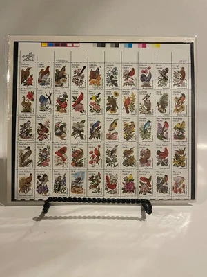 USPS Sheet of 50 State Birds & Flowers Stamps issued in 1981 in Mint Condition - Image 1 of 4