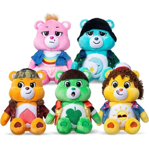 Pacchetto peluche Care Bears x Stranger Things 5 pezzi - Will, Eleven, Lucas, Mike, Dustin - Foto 1 di 7