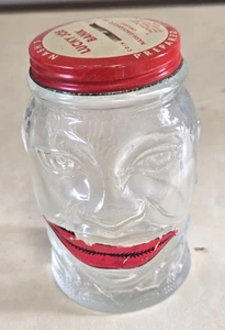 Vintage "Nash's Lucky Joe Prepared Mustard" Still Bank Jar - Bild 1 von 3