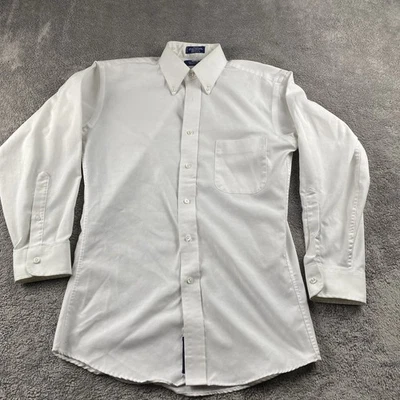 Stafford Wrinkle Free Oxford Mens 15 / 32 White Athletic Fit - Image 1 of 4