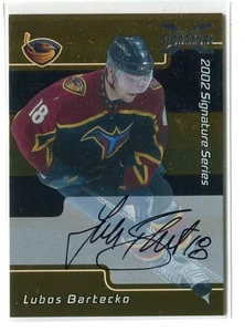 2002-03 ITG BAP Signature Series Buybacks Auto Lubos Bartecko Thrashers - Foto 1 di 2
