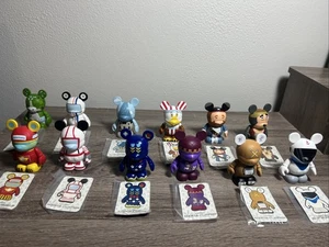disney vinylmation Lot Of 12 Park Series #3 Complete Set With Cards And Chaser - Picture 1 of 7