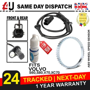 ANILLO SENSOR ABS Y RELUCTOR ABS PARA VOLVO S60 S80 V70 XC70 (1998-2010) DELANTERO IZQUIERDO - Imagen 1 de 7