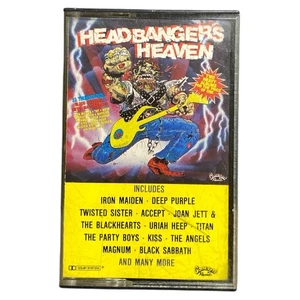 Headbanger's Heaven Cassette Tape Set 2 x Vintage Metal Compilation Iron Maiden - Picture 1 of 7