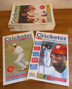ZEITSCHRIFTEN - X20 Ausgaben der Cricketspieler Zeitschrift datiert 1990-94 Konvolut Sammlung - Bild 1 von 4