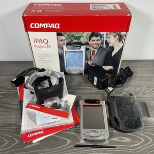 HP Compaq IPAQ Pocket PC | H3970 | Boxed 64MB RAM | Dock / Case / Charger - Picture 1 of 24