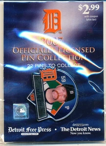 Detroit Tigers 2007 offiziell lizenzierte Pin Sammlung Todd Jones - Bild 1 von 2