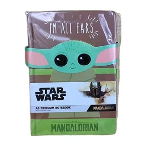 Official Grogu Ears A5 Notebook The Mandalorian Star Wars Notepad Baby Yoda New - Picture 1 of 4
