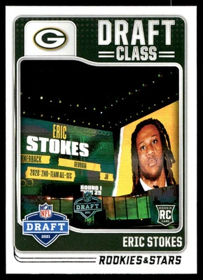 2021 Rookies & Stars Draft Class Eric Stokes RC #DC-18 - Image 1 of 2