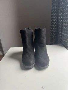 Newlook Women’s Black Suede Bootie Eu Size 40 Uk Size 7 - Picture 1 of 8