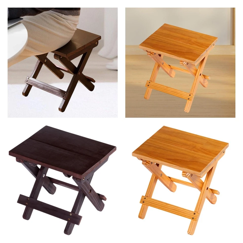 Fishing Stool Foldable Stool Camp Stool Foot Rest Stool Furniture Outside - Image 1 of 1