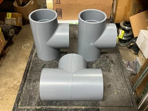 Lote de 3 Lanzas 801-040C 4 CPVC TEE SOC Nuevas sin caja - Imagen 1 de 3