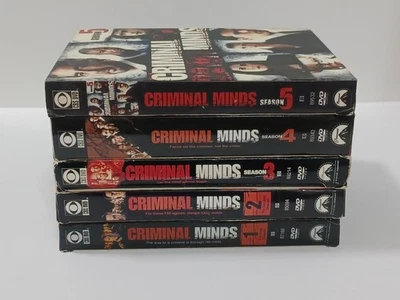 Criminal Minds TV Series Season 1-5 (DVD)  Lot 30 Dics Foto 1 de 4
