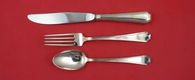 Fairfax de Durgin-Gorham Juego Junior Plata Esterlina 3 piezas parece moderno sin usar Foto 1 de 2