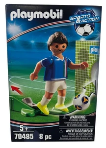 Playmobil Sport & Action Calciatori Italia 8 Pezzi Funzione Calcio Pallone 70485 - Foto 1 di 2