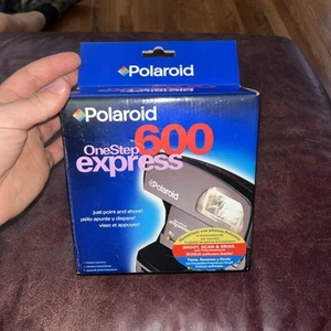 Polaroid 600 One Step Express Flash analoge Sofortbildkamera grün getestet - Bild 1 von 2