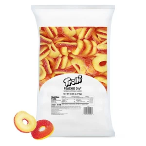 Peachie O's Sour Gummiringe Süßigkeiten, 5 Pfund Großpackung - Bild 1 von 7