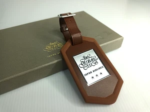 JAL Global Club Brown Turtle, Three Star Name Tag Japan Airlines W/ Box - Picture 1 of 11