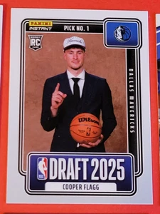 Cooper Flagg ROOKIE CARDS #1/68380 2025 DRAFT PANINI INSTANT DALLAS MAVERICKS - Picture 1 of 2