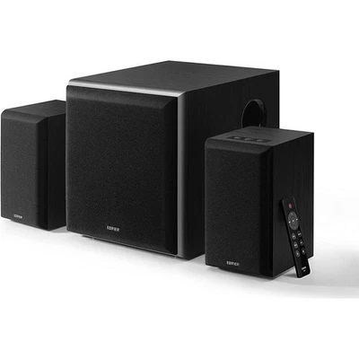 Edifier M601DB 2.1 Lautsprecher 110 Watt mit Bluetooth Fernbedienung Schwarz - Bild 1 von 4