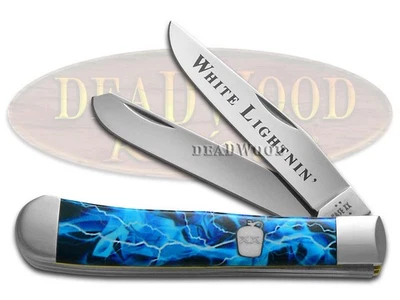Cuchillo de bolsillo Case xx Knives Trapper White Lightning 1/300 64239 de acero inoxidable Foto 1 de 4