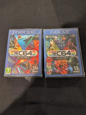Evercade The C64 Collection 2 & 3 – SEALED Set – 28 Classic Commodore 64 Games - Image 1 of 3