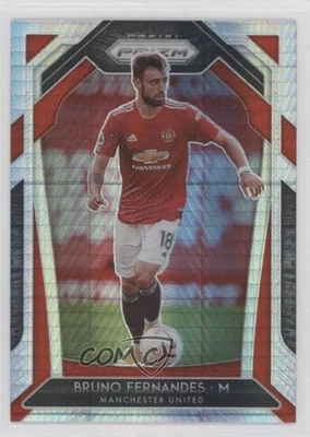 2020-21 Panini Prizm Premier League Hyper Prizm Bruno Fernandes #12 - Image 1 of 2