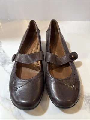 Natural Soul by Naturalizer Zapatos Mary Jane Superior Cuero Marrón Navaro 9.5 M Foto 1 de 4