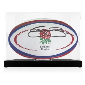 Jason Robinson Signed England Rugby Ball. Display Case - Picture 1 of 4