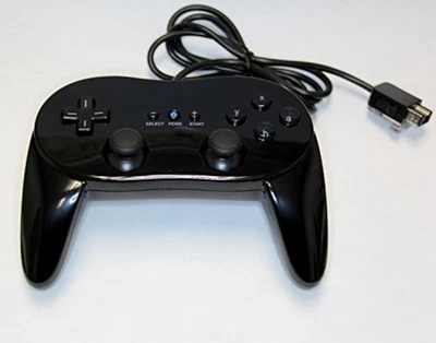 Nintendo Wii U Replacement Pro Controller Black By Mars Device Brand New 0Z - Image 1 of 3