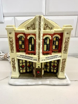 Antigo 1999 St. Nicholas Square Holiday Theatre Village Collection aposentado - Imagem 1 de 4
