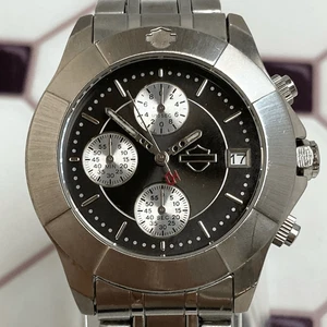 Harley Davidson Motorcycles Three-Eyee Chronograph Men’s Unisex Watch HDM0014 - Picture 1 of 15