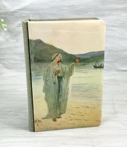Holy Bible 1950s Children's Illustrated Old/New Testament King James Vrs Collins - Imagen 1 de 24